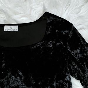 90s vintage velvet top